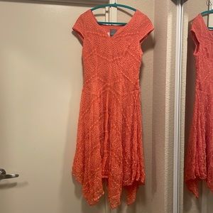 Coral Pink Rabbit Rabbit Rabbit dress